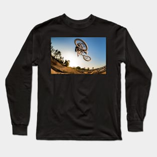 BMX Bike Stunt Table Top Long Sleeve T-Shirt